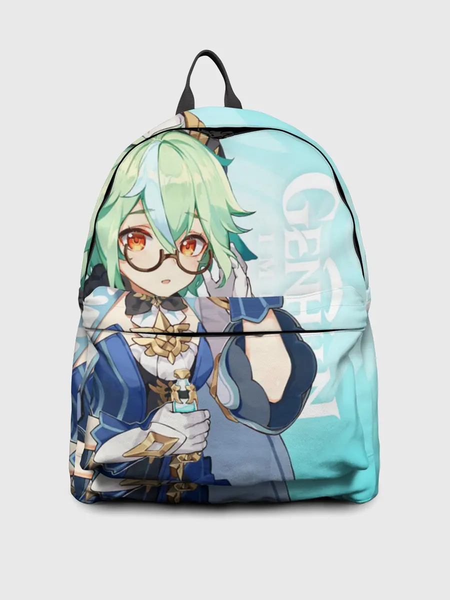 Рюкзак джинсовый / GENSHIN IMPACT, САХАРОЗА