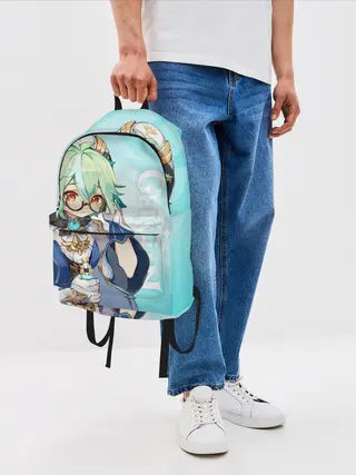Рюкзак джинсовый / GENSHIN IMPACT, САХАРОЗА