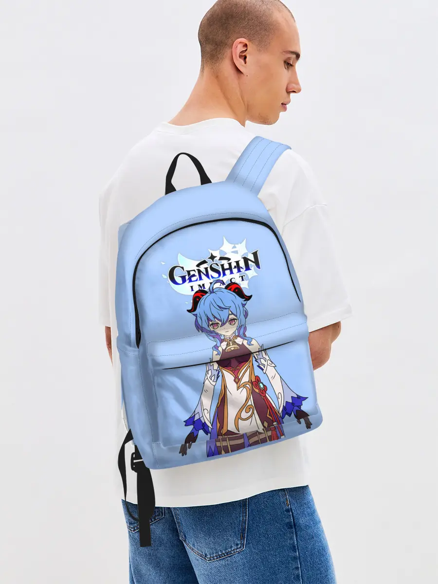 Рюкзак джинсовый / Genshin impact/Гань Юй