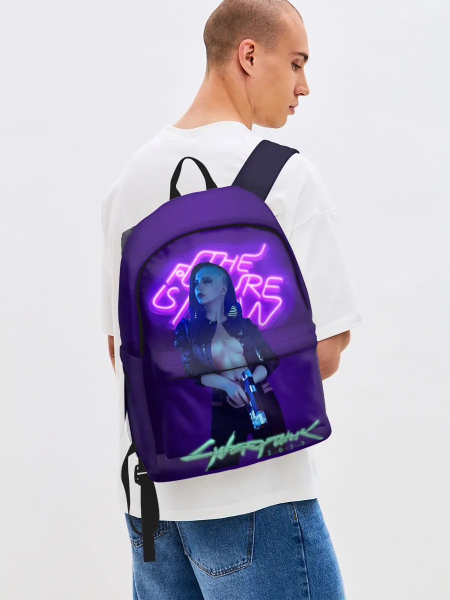 Рюкзак джинсовый / Cyberpunk 2077 V