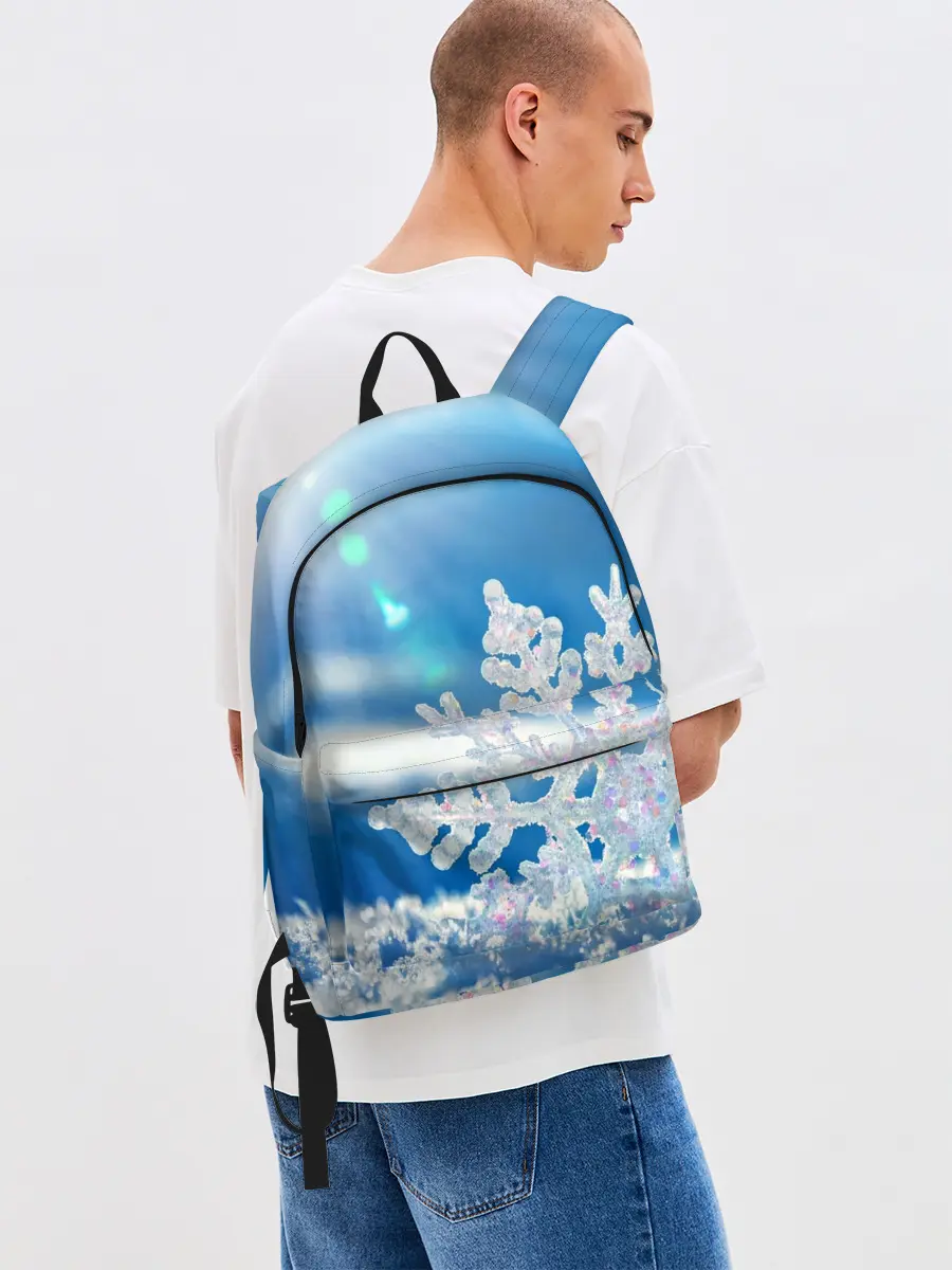 Рюкзак джинсовый / Снег