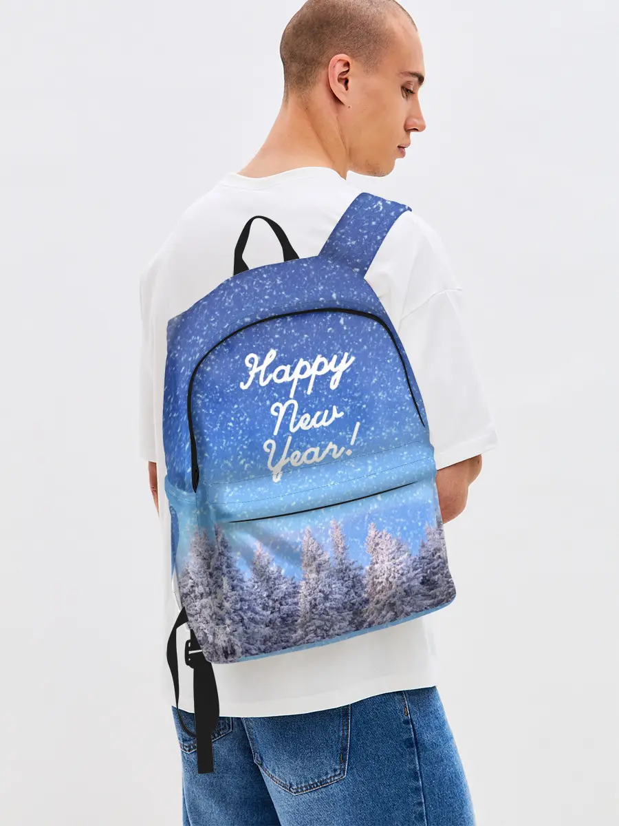 Рюкзак джинсовый / Happy New Year