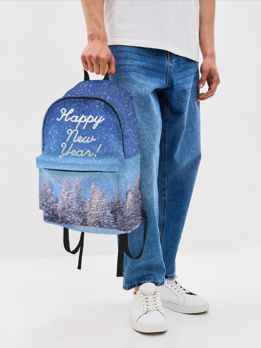 Рюкзак джинсовый / Happy New Year