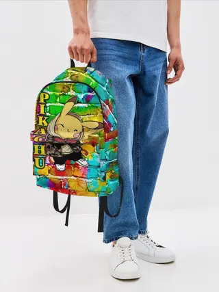 Рюкзак джинсовый / Pikachu