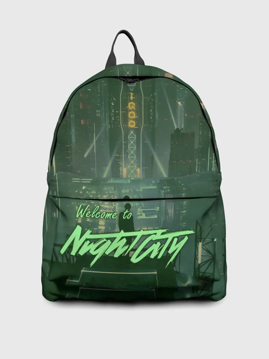 Рюкзак джинсовый / Welcome to Night City