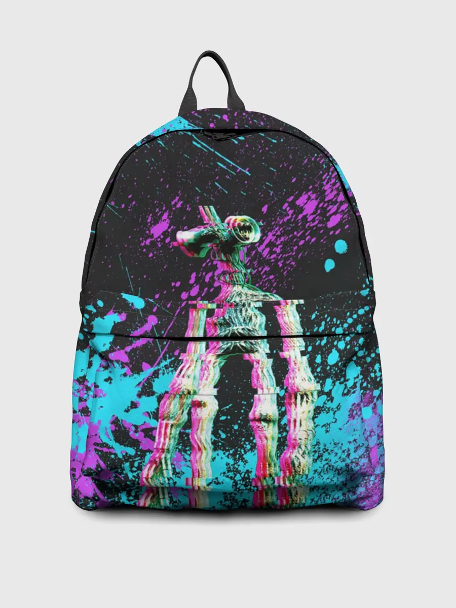 Рюкзак джинсовый / Siren Head - Ultra Glitch