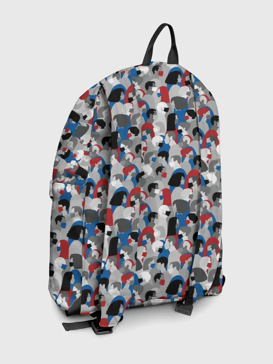 Рюкзак джинсовый / Коронавирус