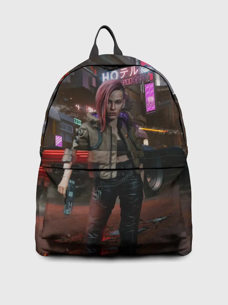 Рюкзак джинсовый / Cyberpunk 2077