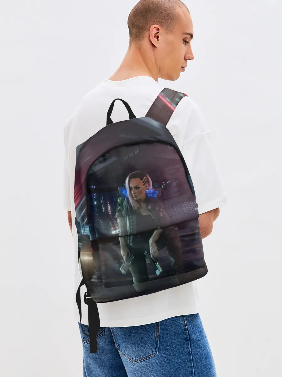 Рюкзак джинсовый / Cyberpunk 2077