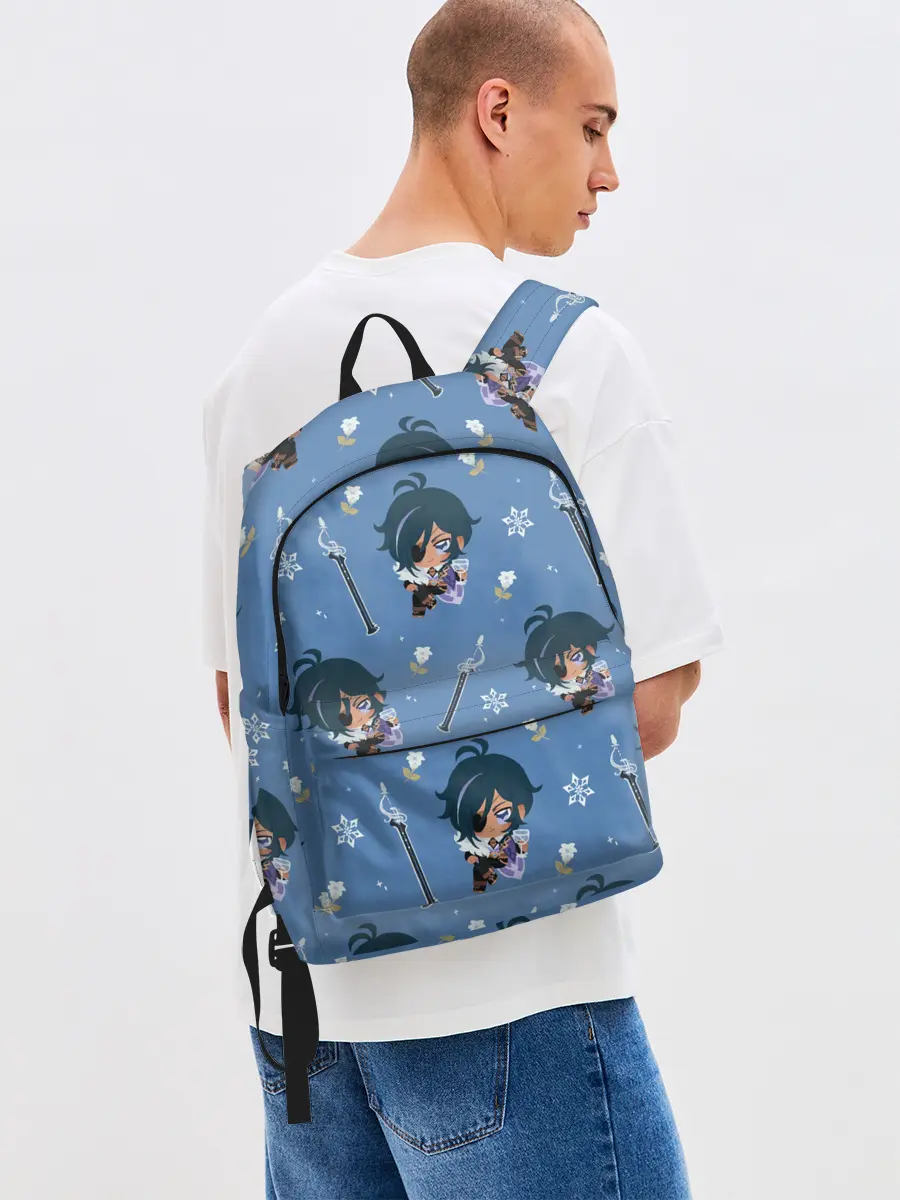 Рюкзак джинсовый / Genshin Impact