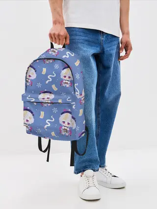 Рюкзак джинсовый / Genshin Impact