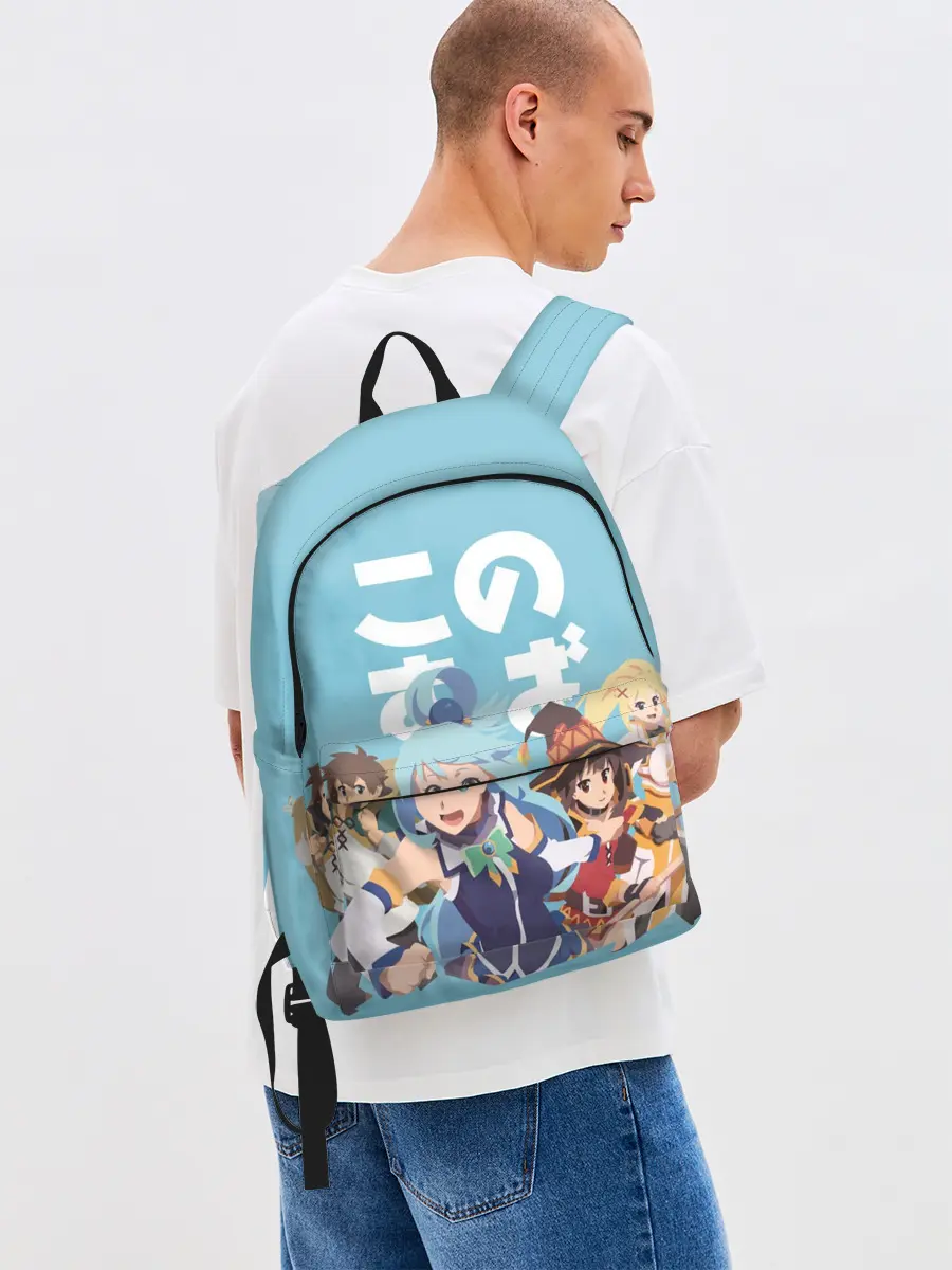 Рюкзак джинсовый / KonoSuba заставка