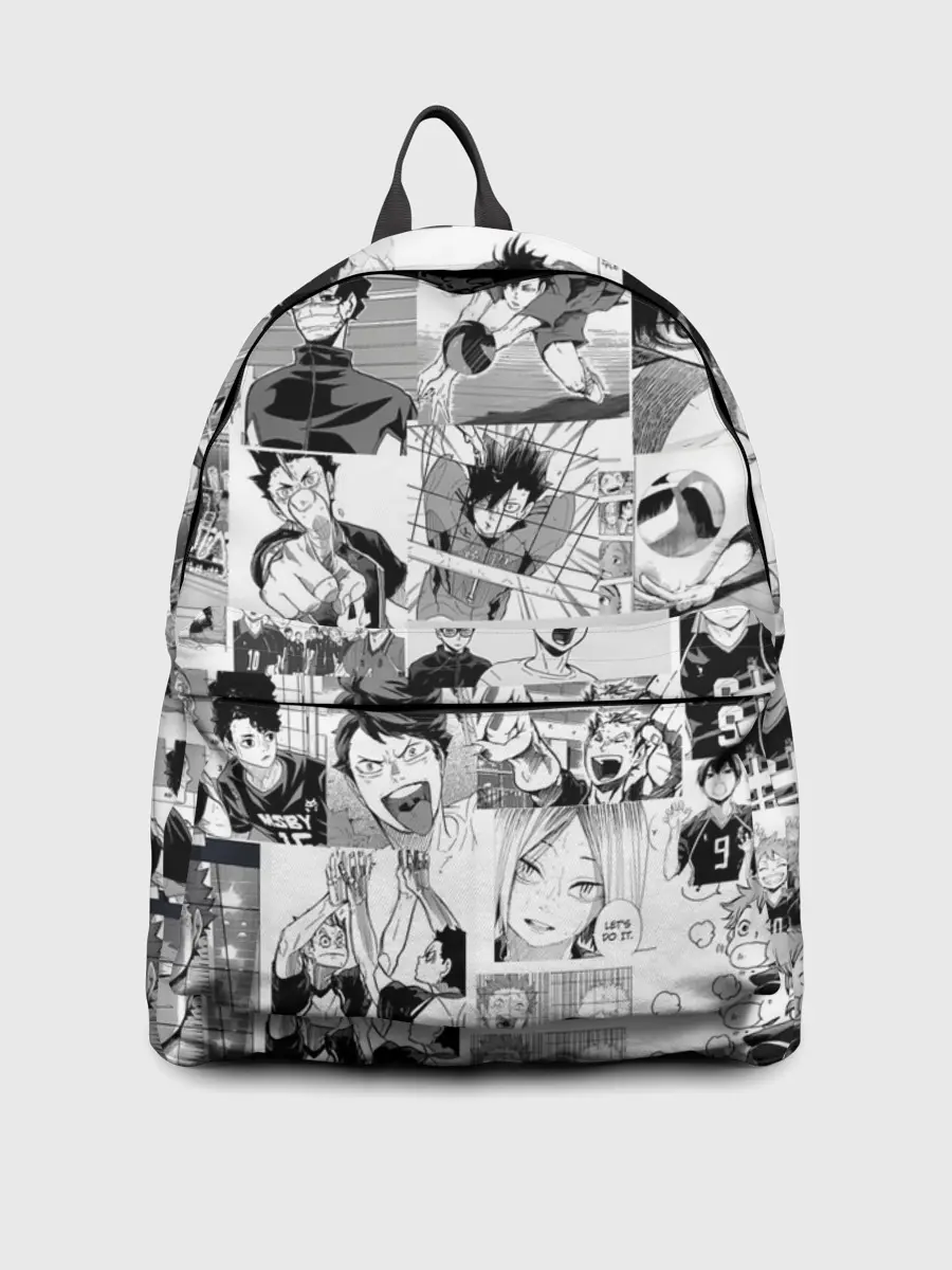 Рюкзак джинсовый / Haikyu pattern