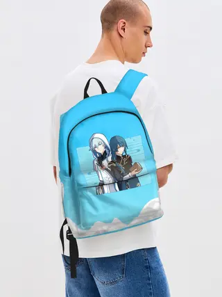 Рюкзак джинсовый / Genshin Impact