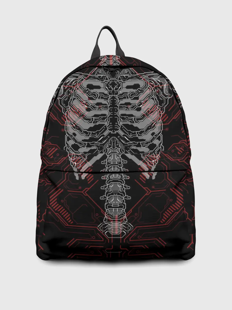 Рюкзак джинсовый / Цифровой киберскелет