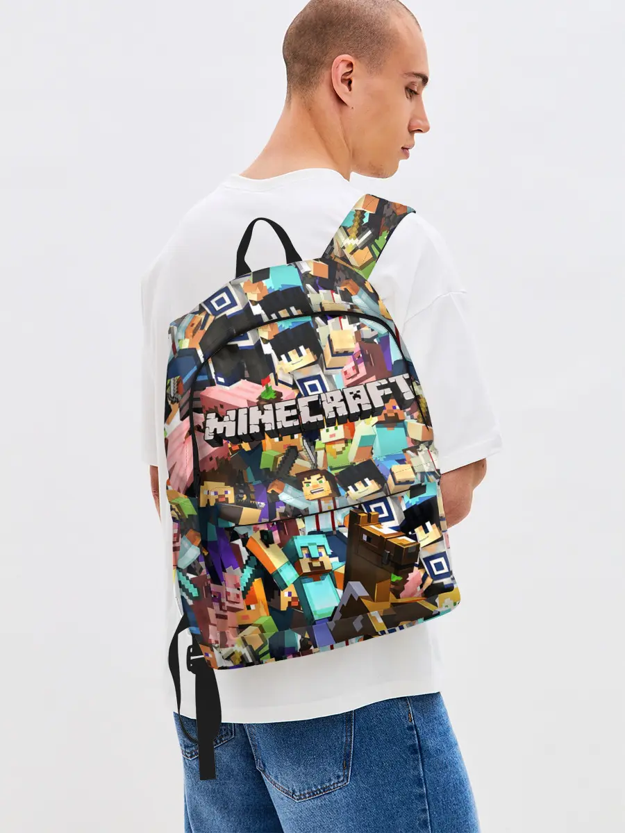 Рюкзак джинсовый / MINECRAFT