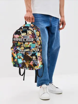 Рюкзак джинсовый / MINECRAFT