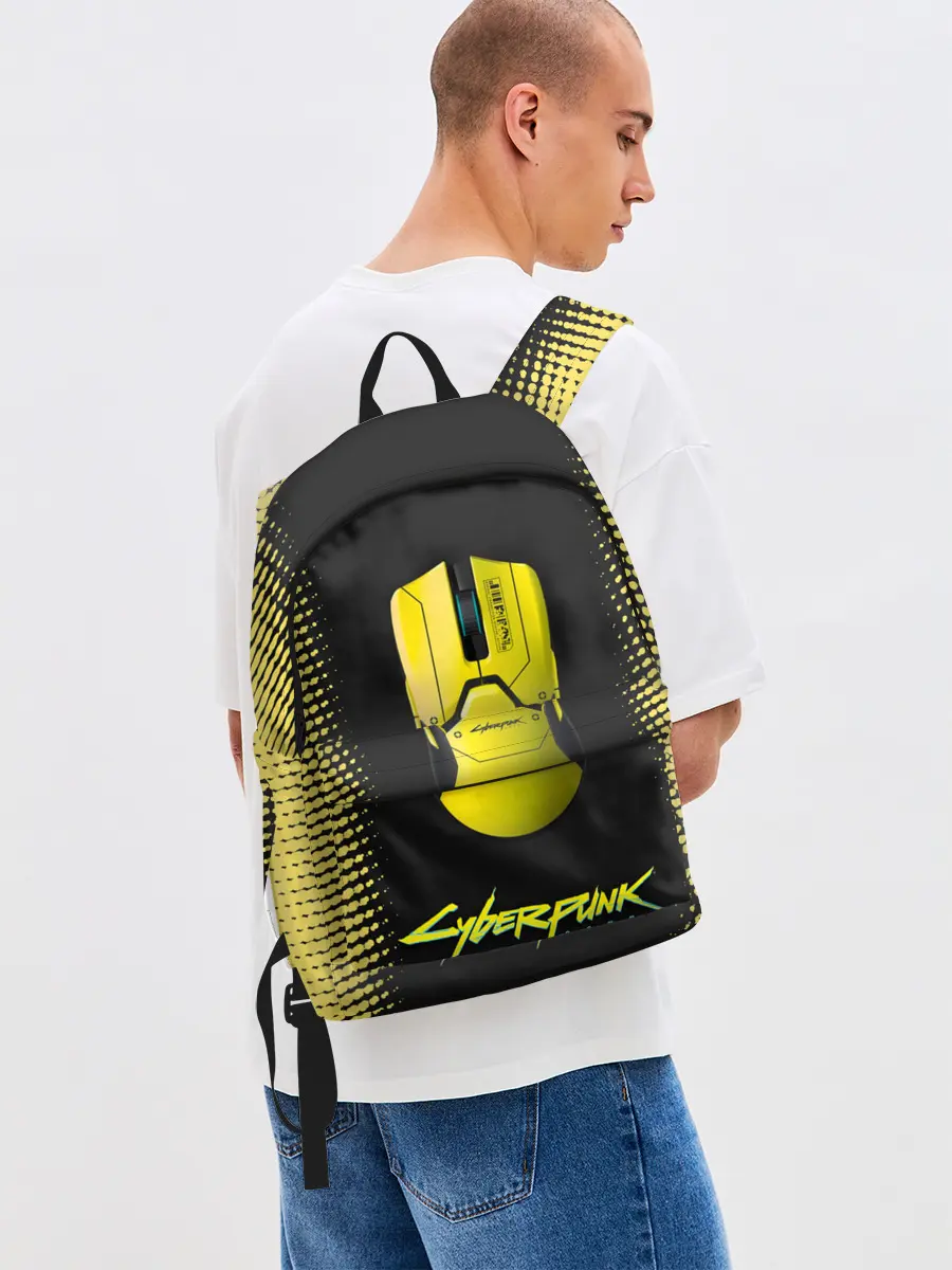 Рюкзак джинсовый / cyberpunk 2077