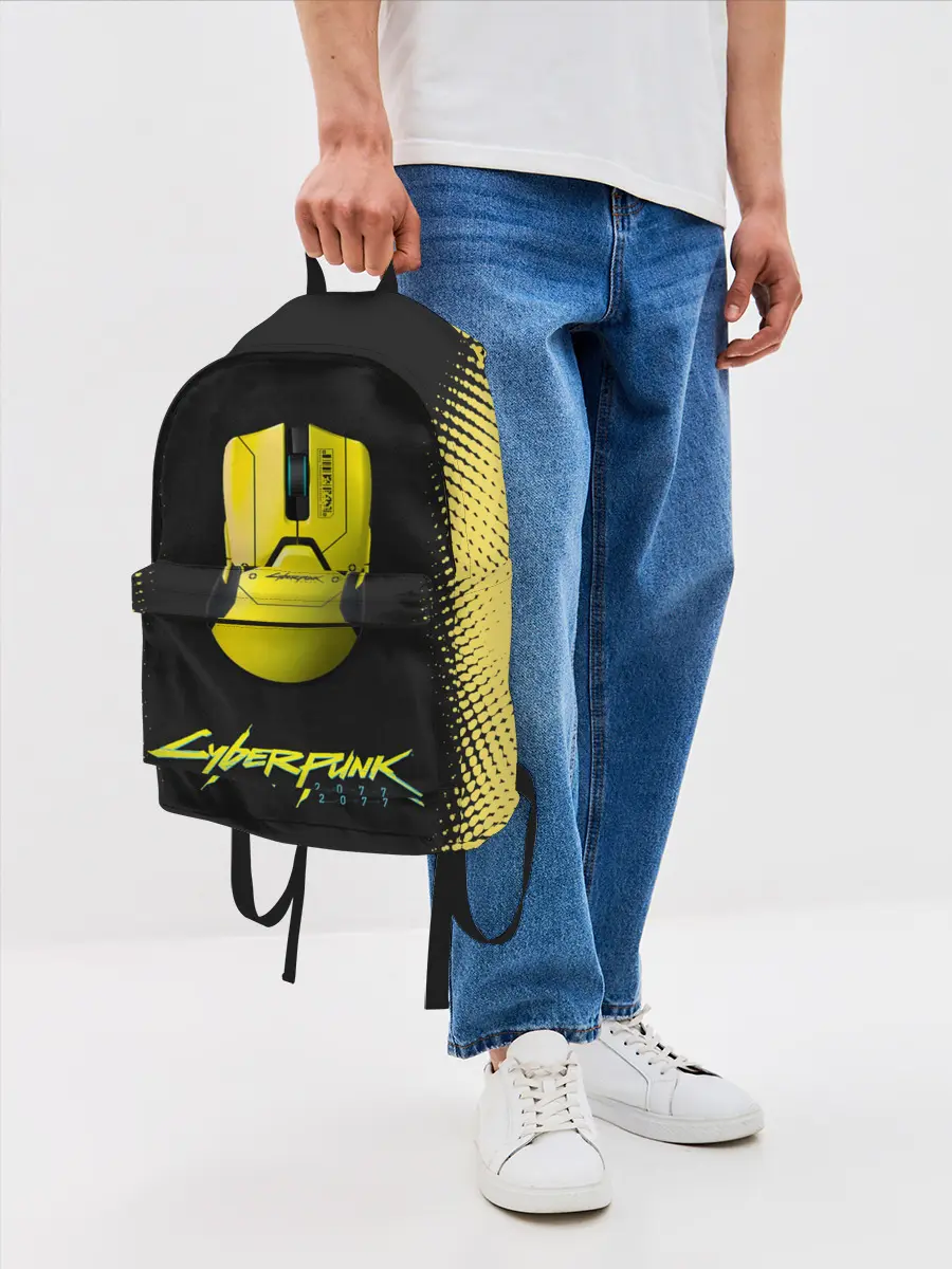 Рюкзак джинсовый / cyberpunk 2077