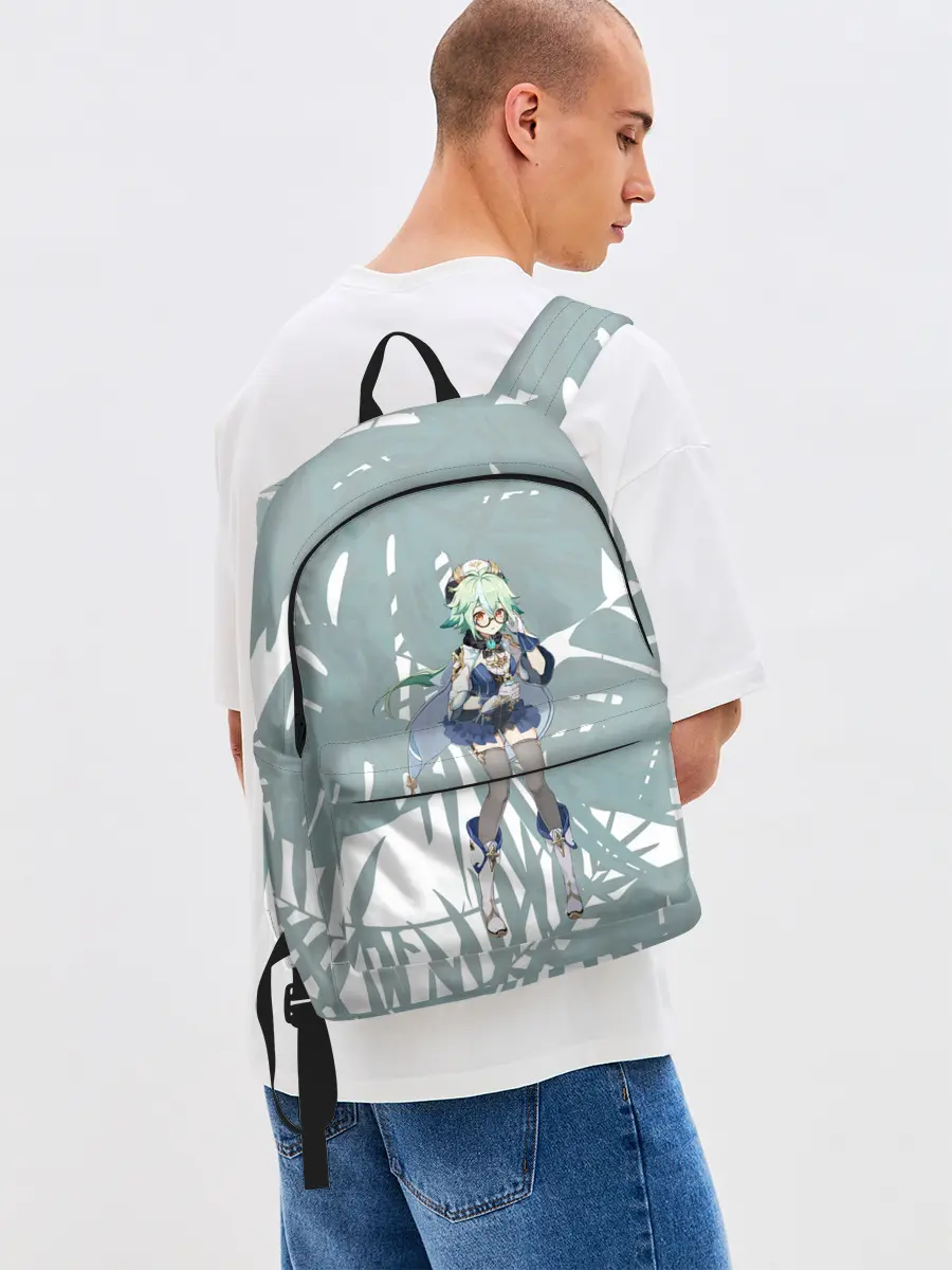 Рюкзак джинсовый / Genshin Impact