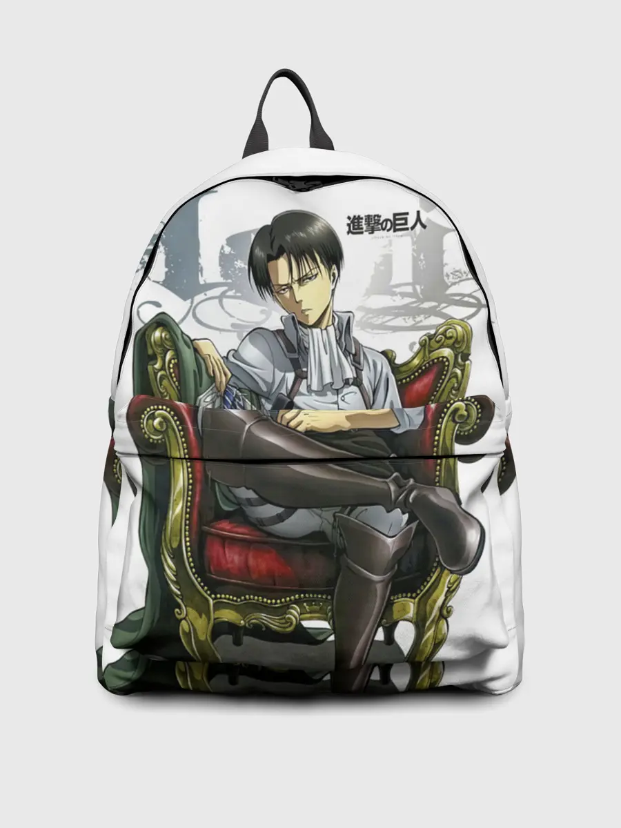 Рюкзак джинсовый / Крутой Леви Аккерман