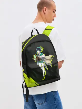 Рюкзак джинсовый / Genshin Impact