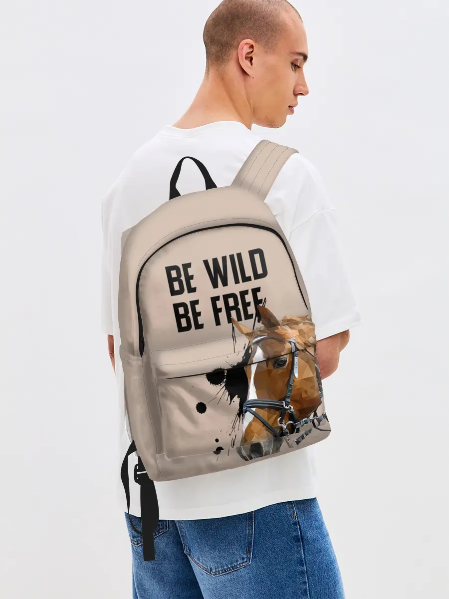 Рюкзак джинсовый / Be wild be free