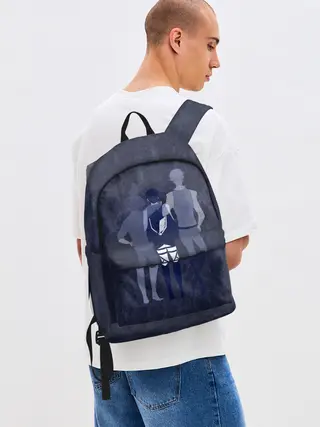 Рюкзак джинсовый / AOT три силуэта