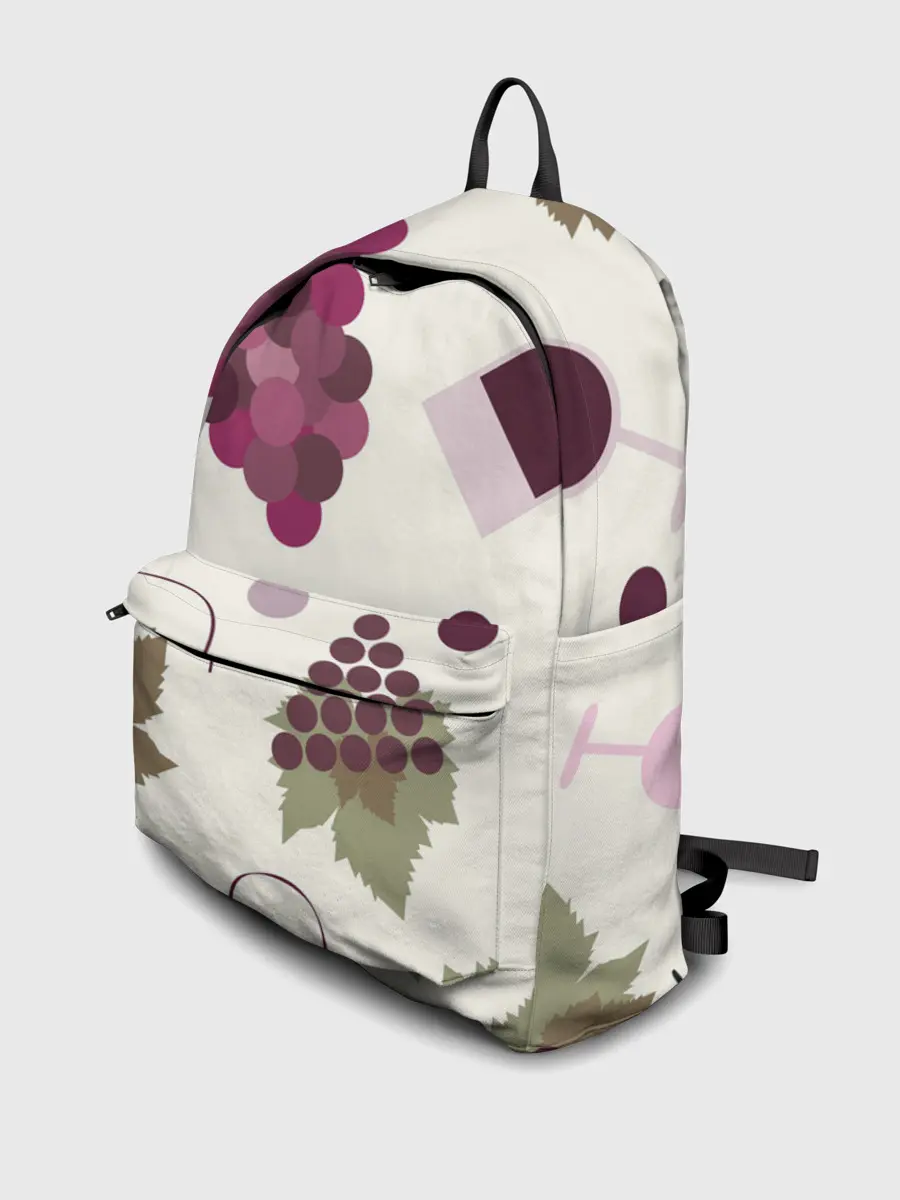 Рюкзак джинсовый / Виноград и винишко