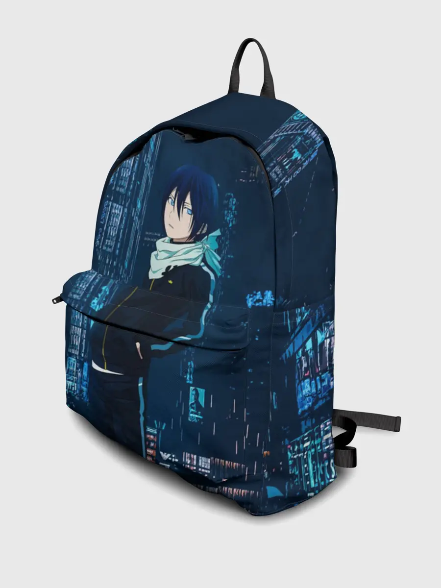 Рюкзак джинсовый / Ято на фоне города