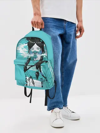 Рюкзак джинсовый / Самурай