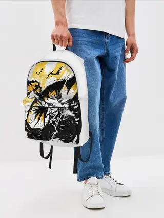 Рюкзак джинсовый / Zenitsu Зеницу Клинок
