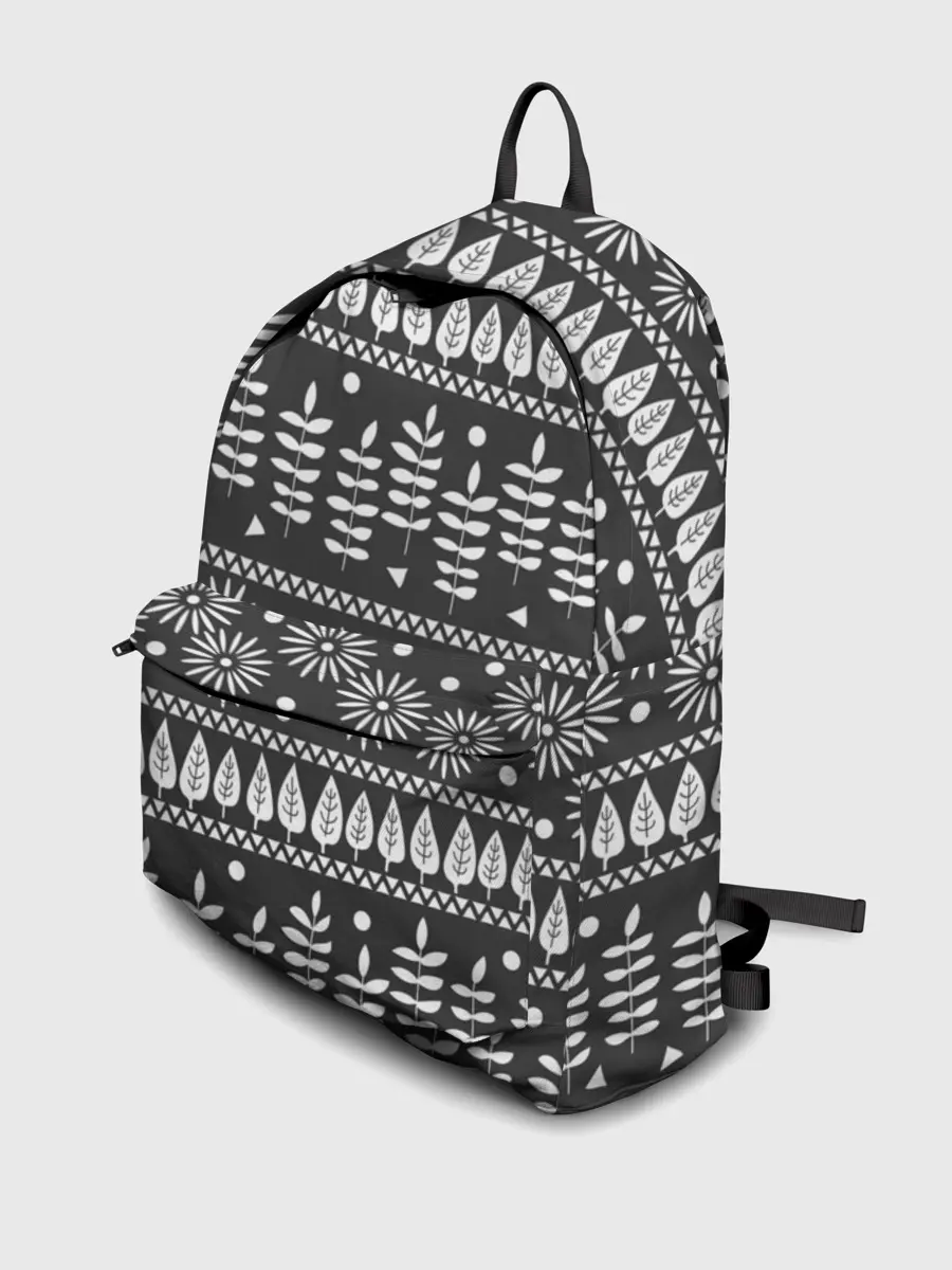 Рюкзак джинсовый / Этнические узоры