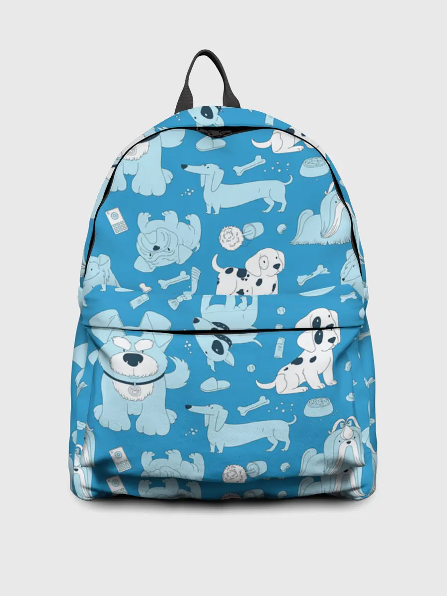 Рюкзак джинсовый / Собачки