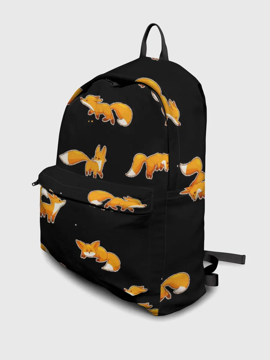 Рюкзак джинсовый / Лисы