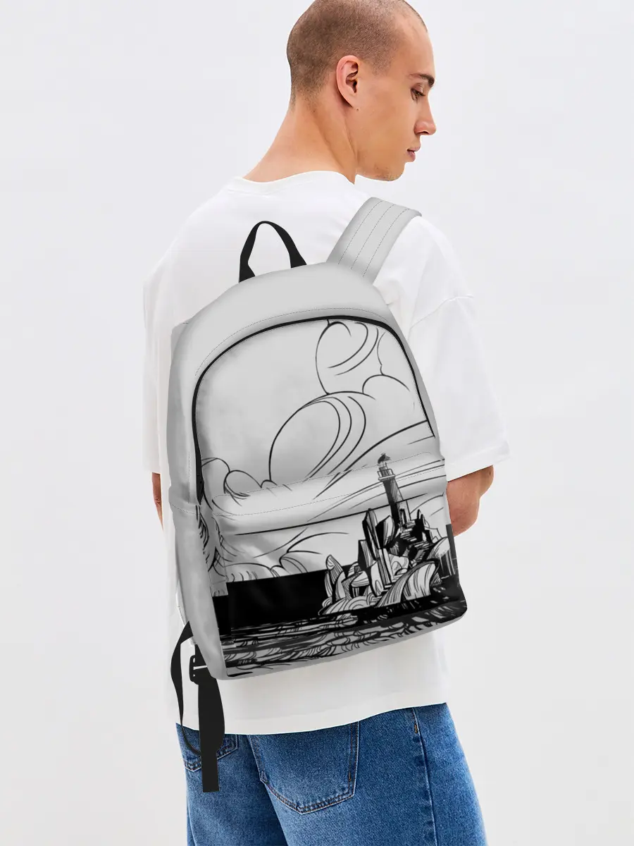 Рюкзак джинсовый / Маяк