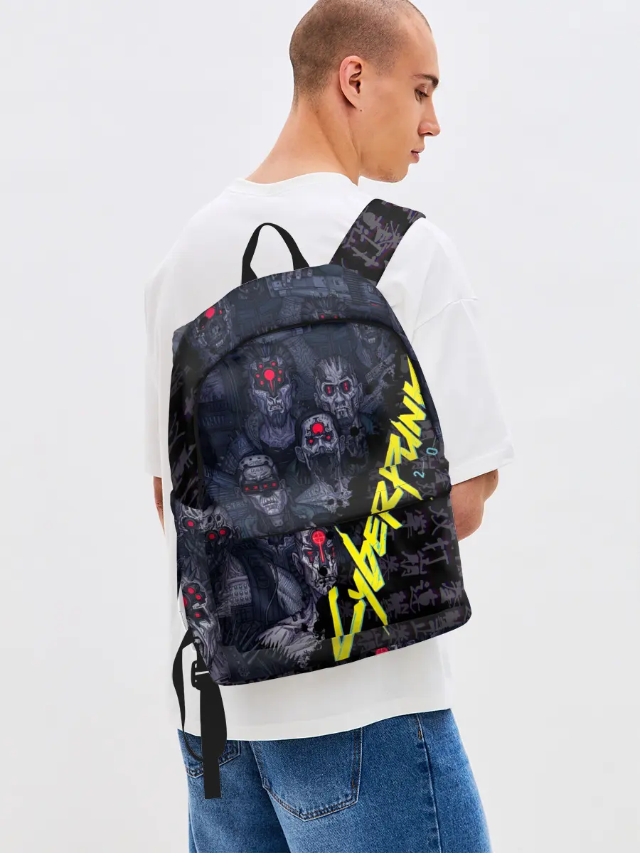 Рюкзак джинсовый / Cyberpunk 2077