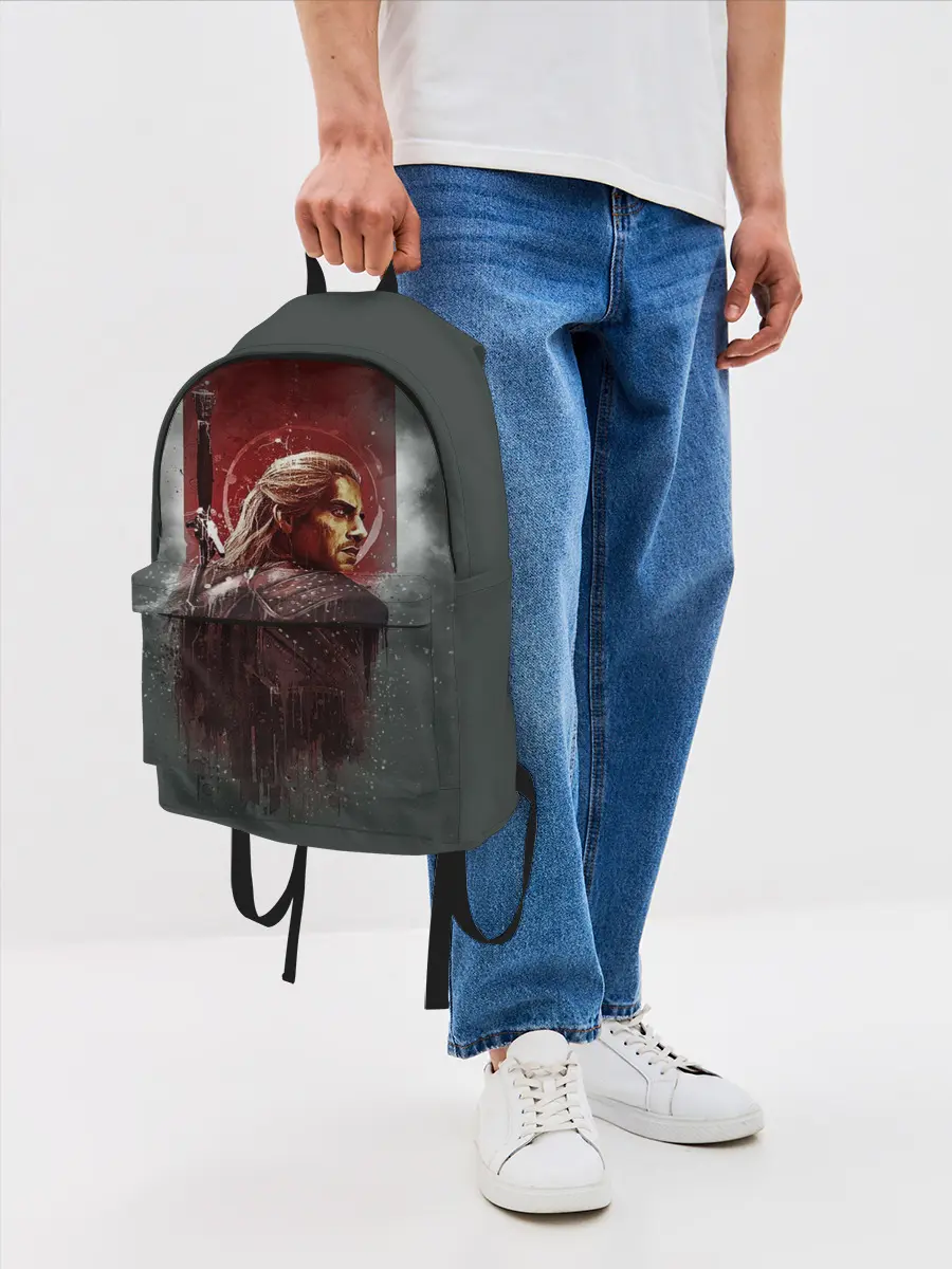 Рюкзак джинсовый / The Wticher 3D