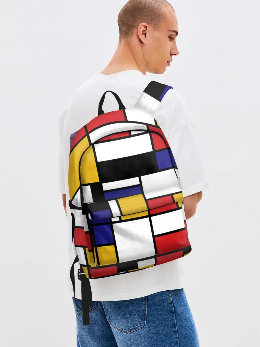 Рюкзак джинсовый / Color blocking