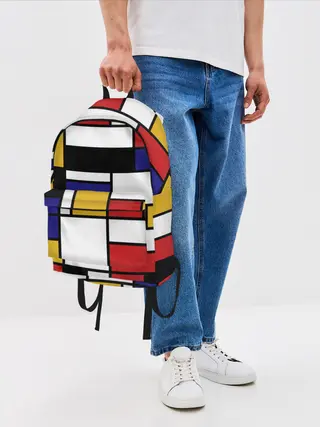 Рюкзак джинсовый / Color blocking