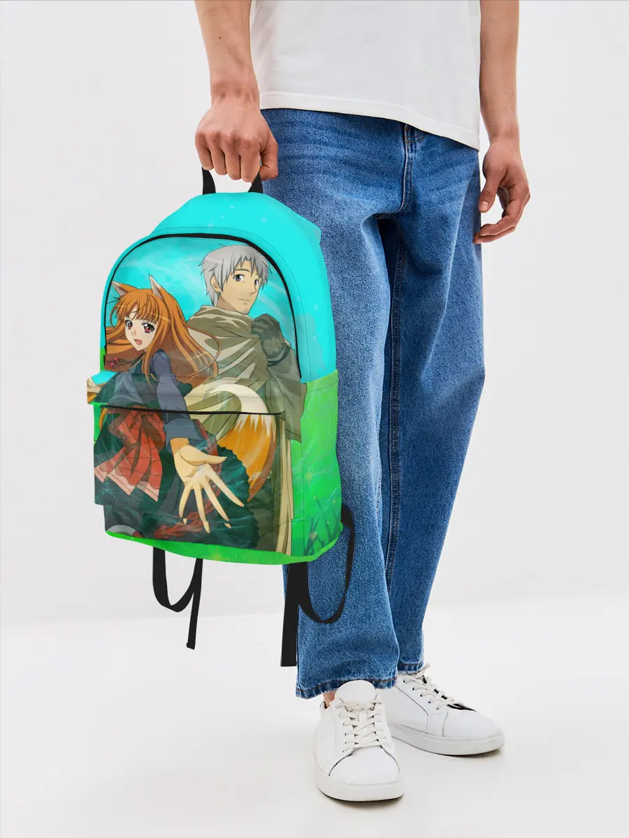 Рюкзак джинсовый / Волчица и пряности