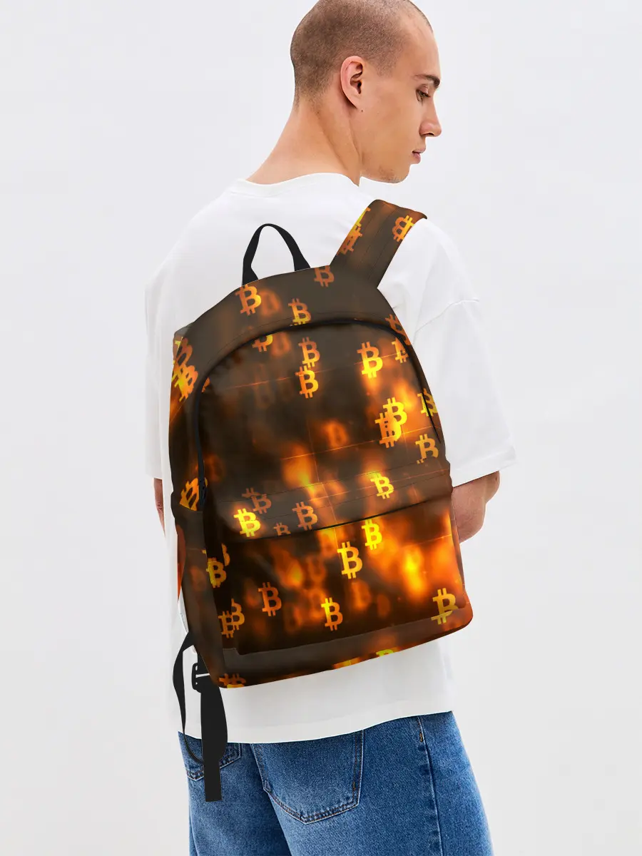 Рюкзак джинсовый / BITCOIN KRYPTONATE