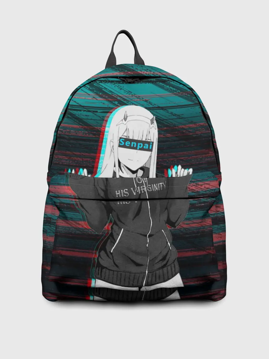 Рюкзак джинсовый / Zero Two Glitch