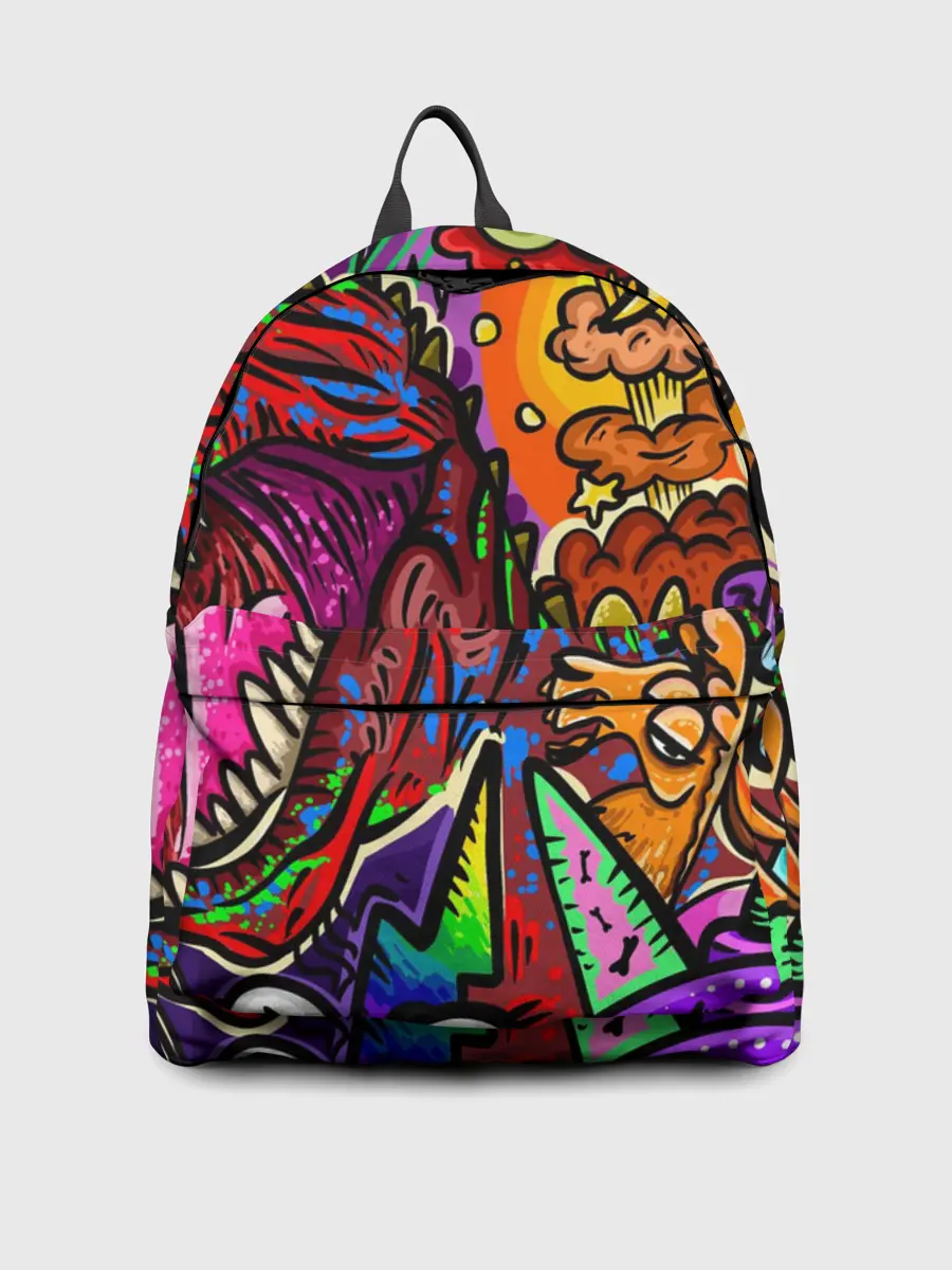 Рюкзак джинсовый / Динозавр