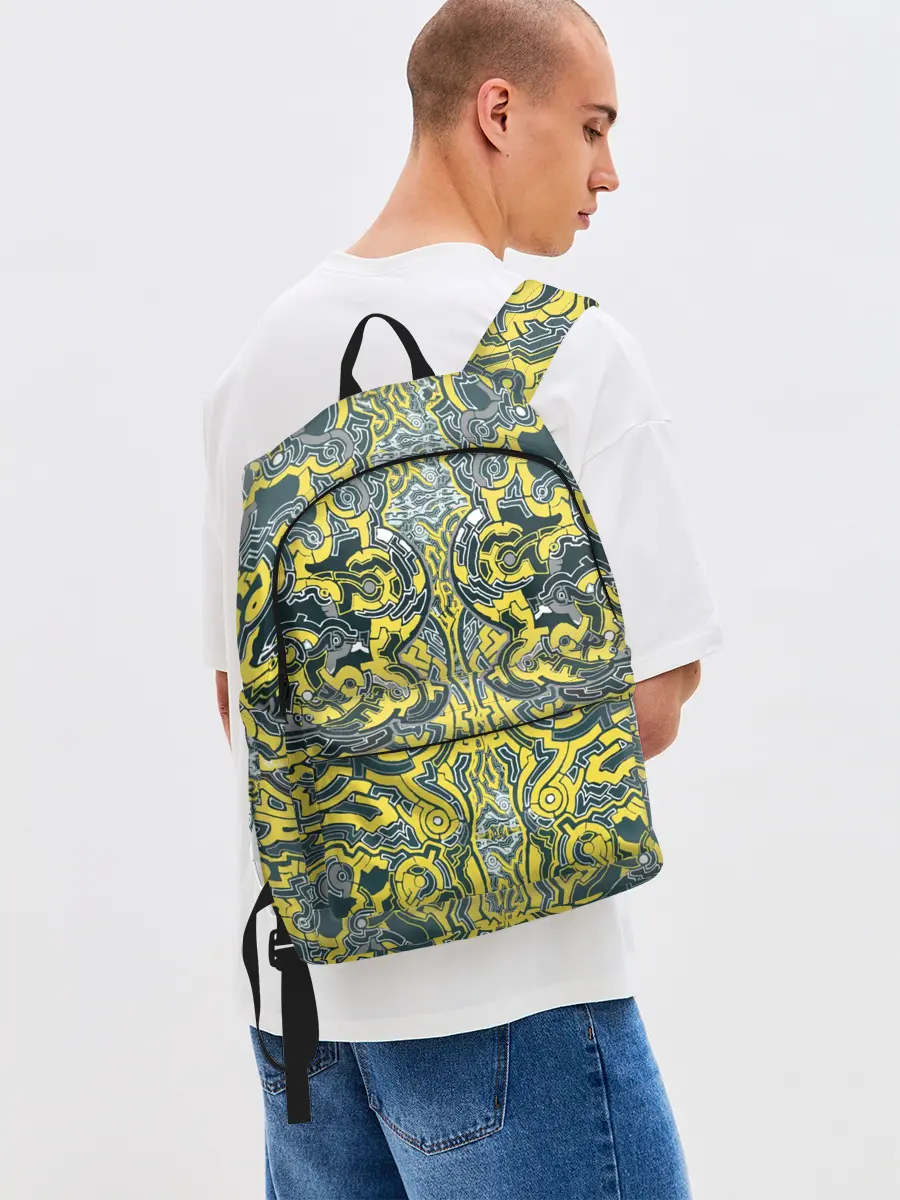 Рюкзак джинсовый / УЗОР , ФУТУРИЗМ,