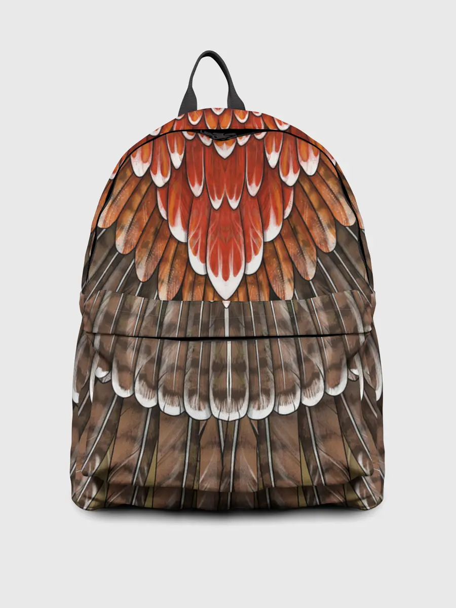 Рюкзак джинсовый / оперение: орел