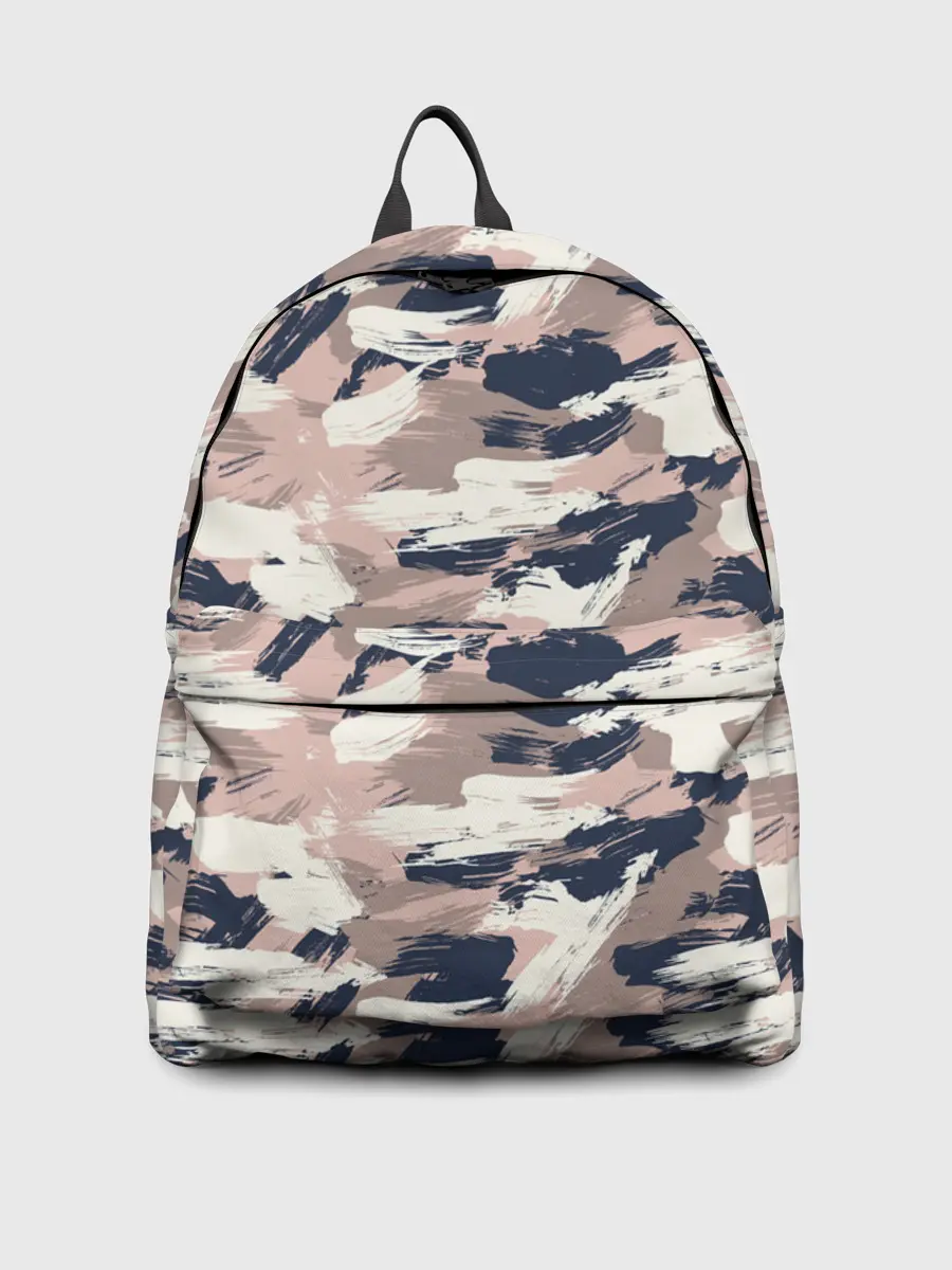 Рюкзак джинсовый / Кремовый камуфляж