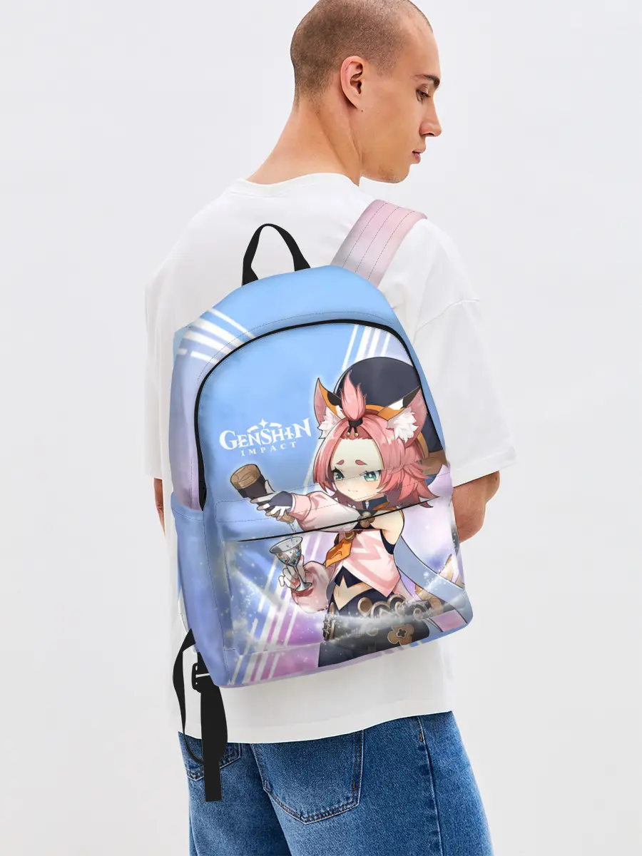 Рюкзак джинсовый / Genshin Impact