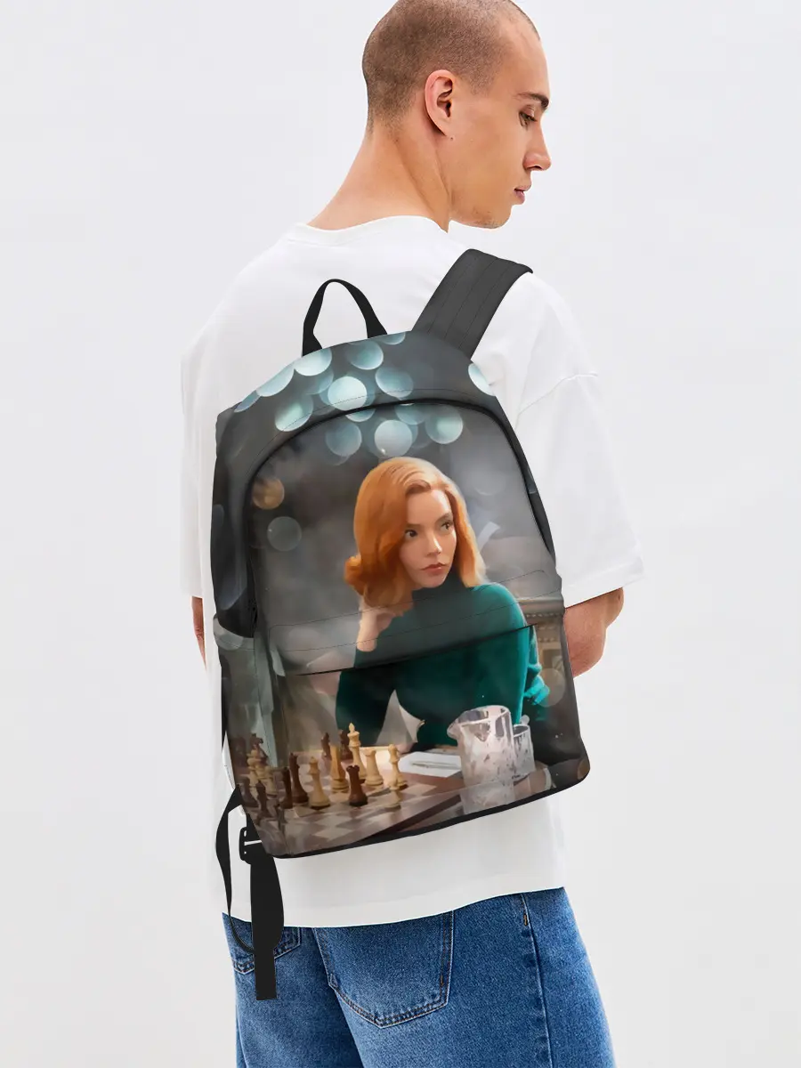 Рюкзак джинсовый / Queens Gambit Ход Королевы