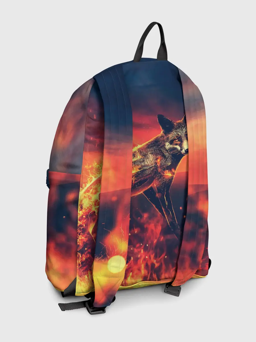 Рюкзак джинсовый / Огненная лиса